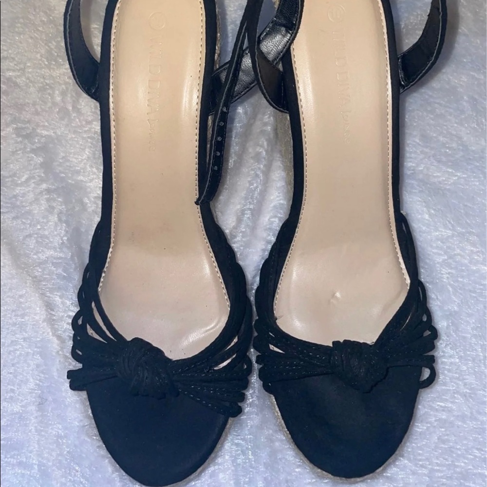 Forever 21 Suede Platform Sandals.